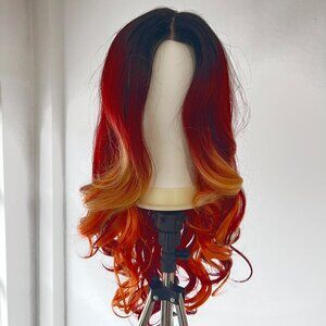 Freetress Equal Premium Deluxe Lace Front Synthetic Wig Emelia in SPSUNRISE